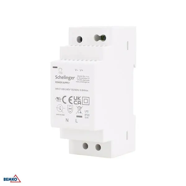 A21-LDD024-2P-12V LED NAPAJANJE ZA DIN ŠINU IP20 12V DC 24W SCHELINGER