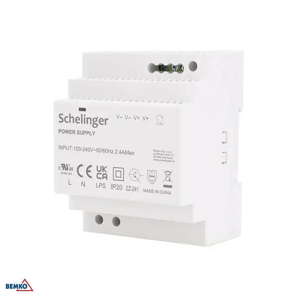 LED NAPAJANJE ZA DIN ŠINU IP20 12V DC 85W SCHELINGER