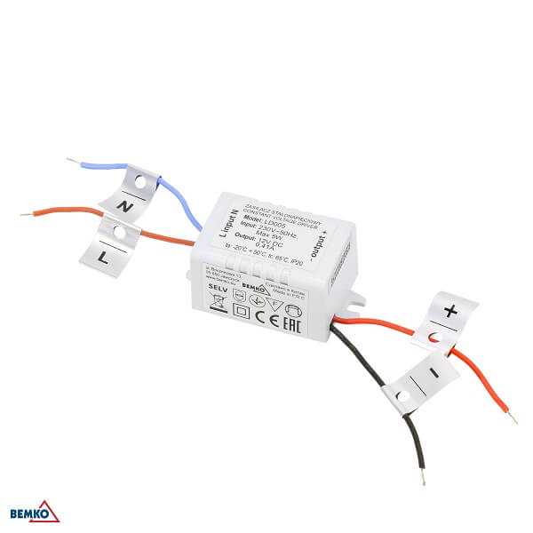B42-LD005 NAPAJANJE ELEKTRONSKO LED IP20 12V 5W