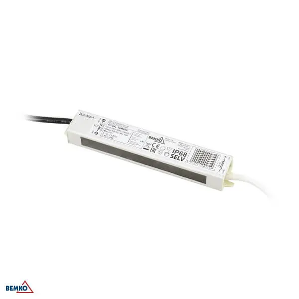 NAPAJANJE ELEKTRONSKO LED VODOTJESNO IP67 12V 20W