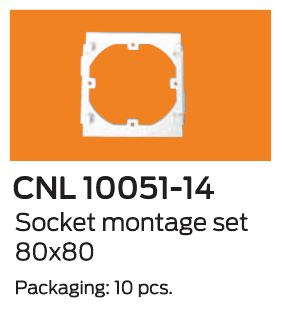 CNL-10051-14 NOSAČ 80X80 UNIVERZALNI ZA PARAPET KANAL