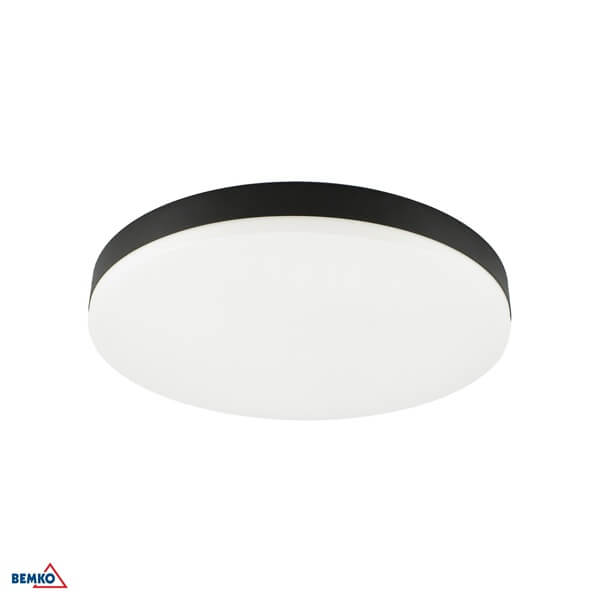 C35-PLC-460-LBL OKVIR ZA CELIA LED STROPNU SVJ.  PLC 460mm CRNI PLITKI