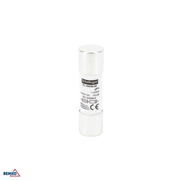 OSIGURAČ CILINDRIČNI 10X38 25A 1000V DC SCHELINGER