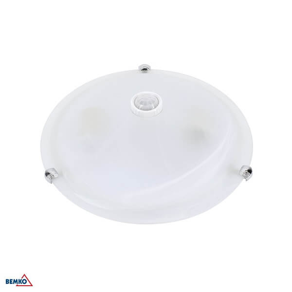 C38-ST78-240G-PIR PLAFONJERA 2X40W E27 TAZAN SENZOR FI 40 STAKLO