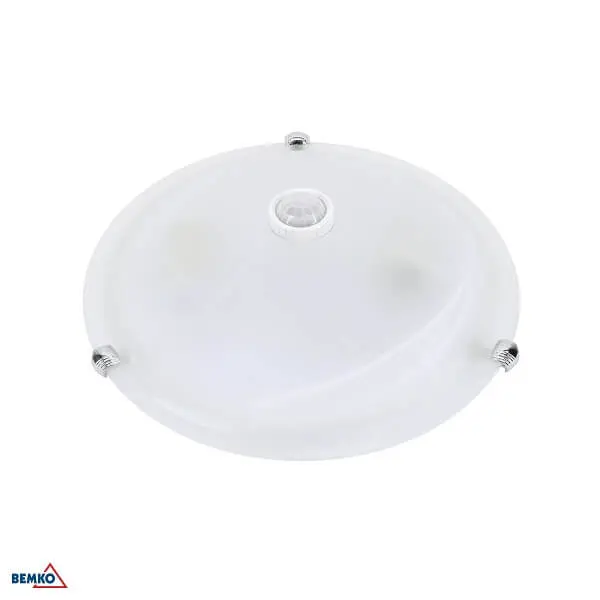 C38-ST78-240G-PIR PLAFONJERA 2X40W E27 TAZAN SENZOR FI 40 STAKLO