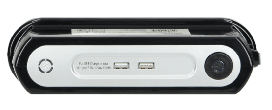 OR-AE-13190(GS)/B PRENAPONSKA ZAŠTITA STOLNA 3xŠUKO 2xUSB 3x1,5mm2 1,4m CRNA 3680W IP20 ORNO