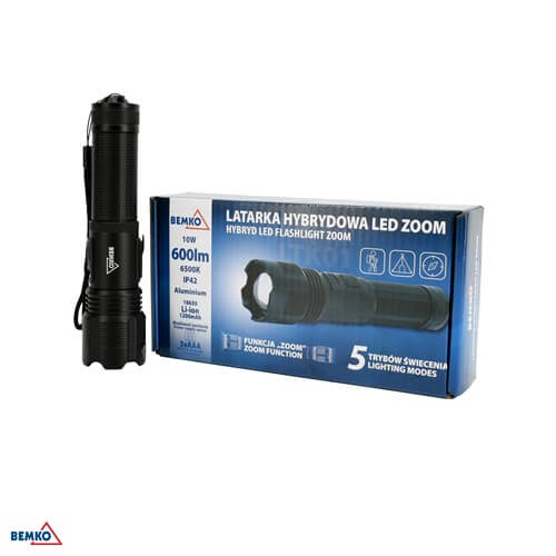 C49-LTK01 LED SVJETILJKA RUČNA PUNJIVA 10W 600lm 6500K IP44 1200mAh