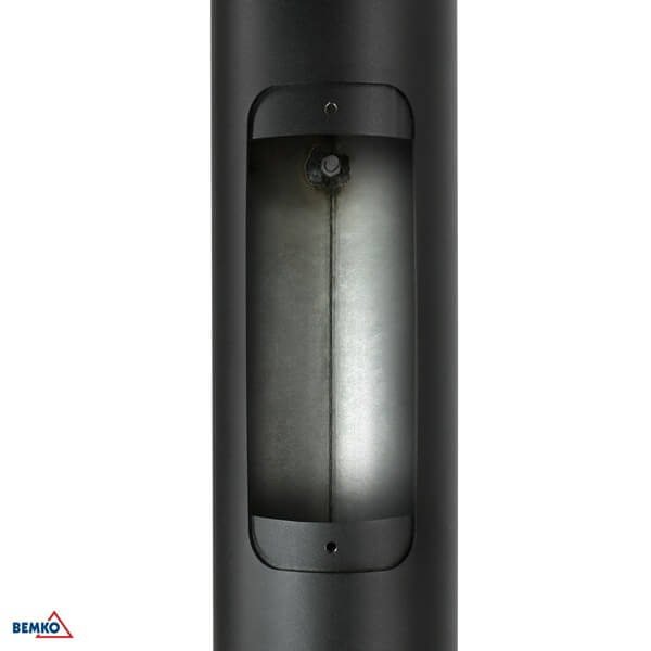 C84-SSO-S3M-160-060-BL RASVJETNI STUP SKLOPNI 3M 160X160MM FI 60MM CRNI