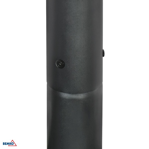 C84-SSO-S3M-160-060-BL RASVJETNI STUP SKLOPNI 3M 160X160MM FI 60MM CRNI