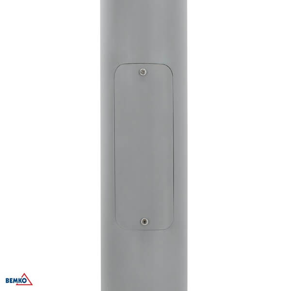 C84-SSO-S3M-160-060-DG RASVJETNI STUP SKLOPNI 3M 160X160MM FI 60MM SIVI