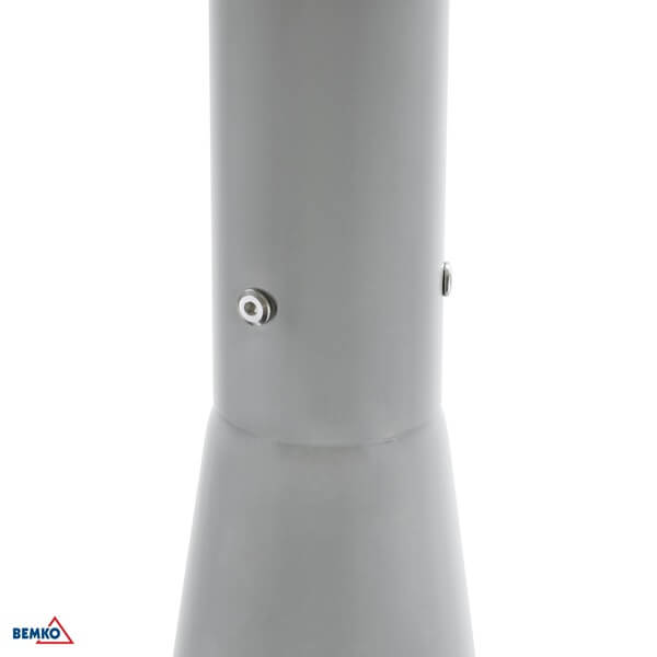 C84-SSO-S3M-160-060-DG RASVJETNI STUP SKLOPNI 3M 160X160MM FI 60MM SIVI