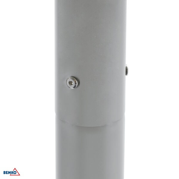 C84-SSO-S3M-160-060-DG RASVJETNI STUP SKLOPNI 3M 160X160MM FI 60MM SIVI