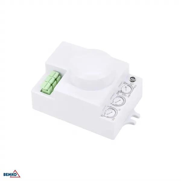 B52-SES72WH SENZOR MIKROVALNI 360* BIJELI MINI 1200W L=1-8m