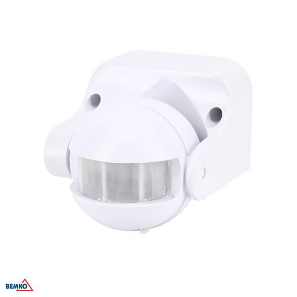 B50-SES09WH SENZOR POKRETA ZIDNI 1200W 180* BIJELI L=12m