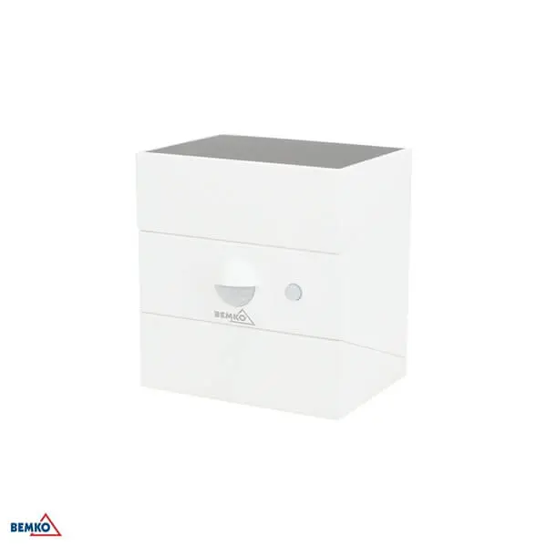 C83-SOR-002WH-CCT-PIR LED SVJETILJKA ZIDNA SOLARNA 2,5W IP65 SENZOR 3K/4K/6K 300lm BIJELA RUBIC