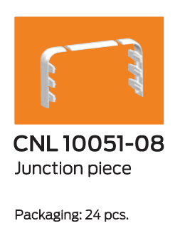 CNL-10051-08 SPOJNICA PARAPET KANALA 100X50 BIJELA