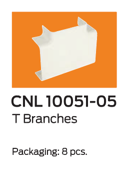 CNL-10051-05 SPOJNICA T ZA PARAPET KANAL 100X50 BIJELA