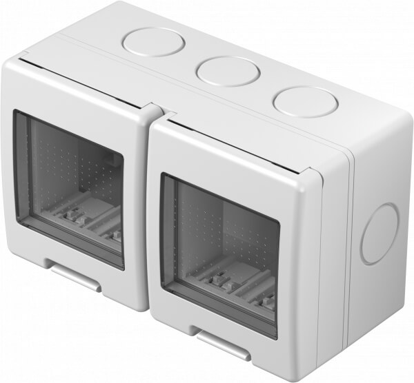 AQ22PW TEM KUTIJA N/Ž CUBO 2X2M IP55 BIJELA MODUL