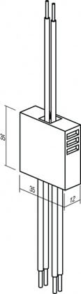 EM19-B TEM REGULATOR UGRADNI 12V/24V/48VDC LED 96W