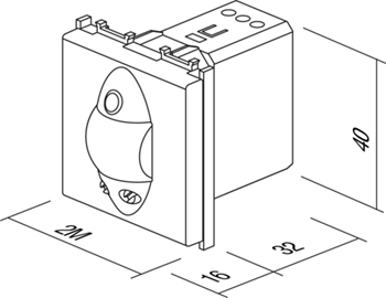 EM32SB-U TEM SENZOR POKRETA IR 2M CRNI MODUL
