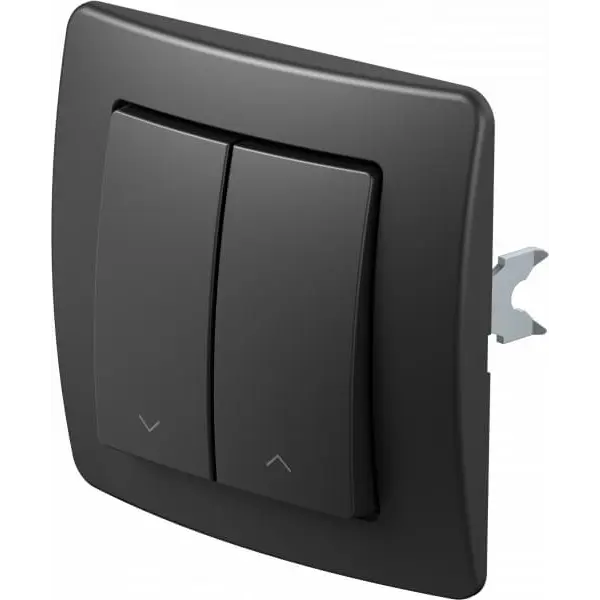 TEM SKLOPKA ZA ROLETE 10A 250V~ EKONOMIK CRNA