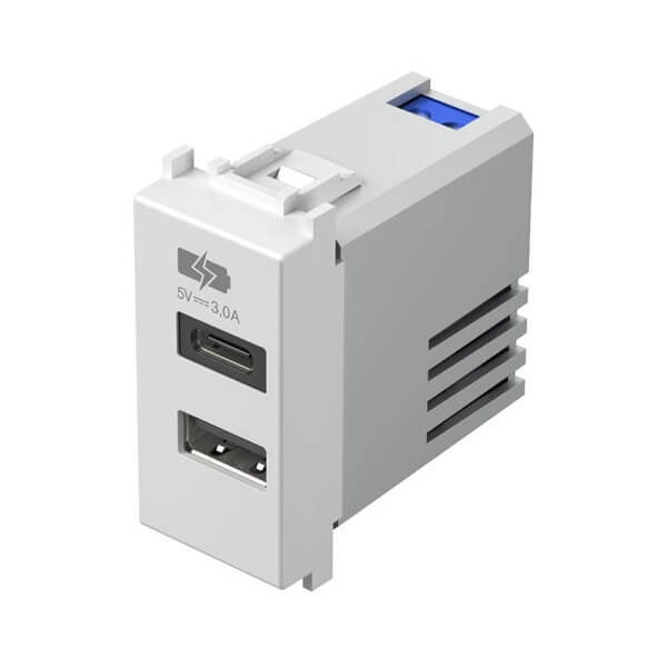 EM68PW-U TEM USB PUNJAČ 1M 5V  3.0A BIJELI