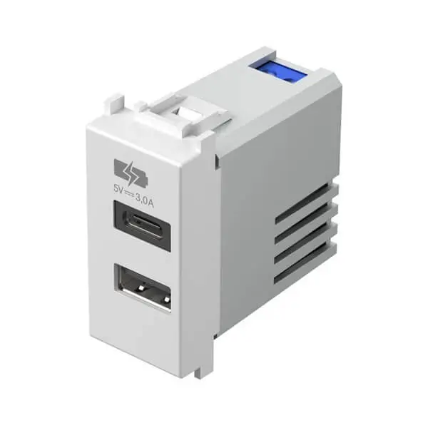 EM68PW-U TEM USB PUNJAČ 1M 5V  3.0A BIJELI
