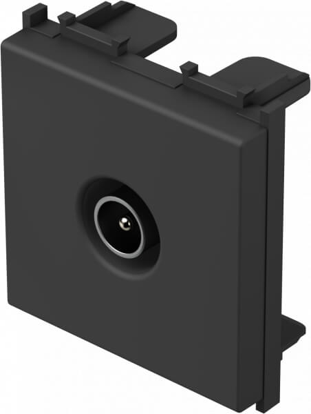 TEM UTIČNICA 2M TV OSNOVNA 0DB CRNA MODUL