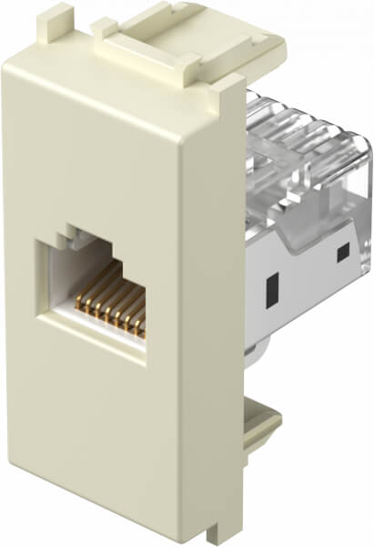 TEM UTIČNICA RJ45 CAT5 1M BEŽ MODUL