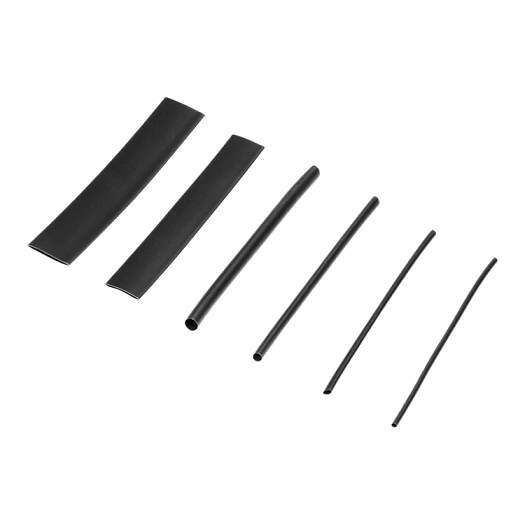 OR-AE-13141/B SET TERMO BUŽIRA CRNI 10cm /1,5 2,5 4 6 10 13mm/ ORNO (P-100)