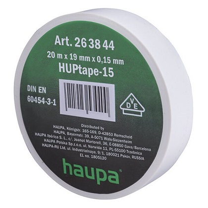 HA263844 TRAKA IZOLIR 19X20M BIJELA HAUPA