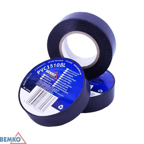 E30-PVC1510BL TRAKA IZOLIR 15x10m CRNA/BLACK