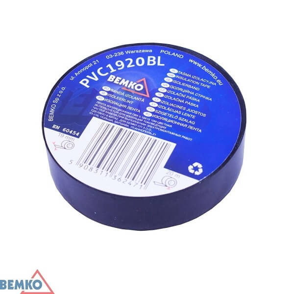 TRAKA IZOLIR 19x20m CRNA/BLACK