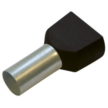 TULJAK IZOL DUPLI 1,5/8 CRNI (P-100)