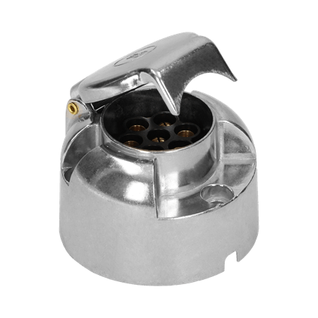 OR-AE-1387 UTIČNICA ZA AUTO PRIKOLICU 7 PIN, ALUMINIJ