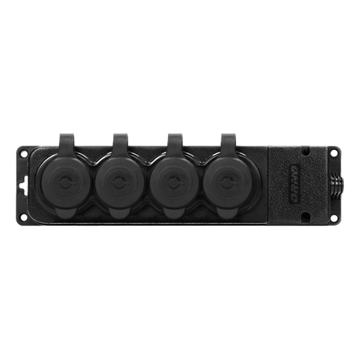 OR-AE-13167-GS UTIČNICA GUMENA 4XŠUKO IP44 SA POKLOPCEM ORNO