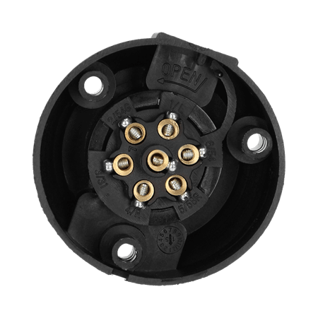 OR-AE-1386 UTIČNICA ZA AUTO PRIKOLICU 7 PIN, PLASTIKA