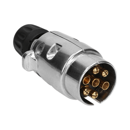 OR-AE-1385 UTIKAČ ZA AUTO PRIKOLICU 7 PIN, ALUMINIJ