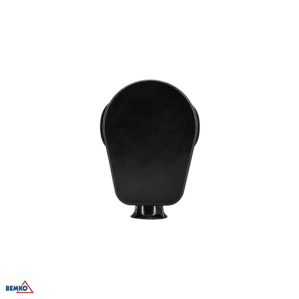 B22-HS-P01C-BL UTIKAČ ŠUKO KUTNI PVC CRNI BEMKO