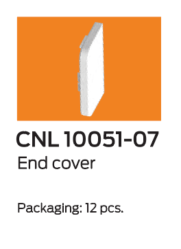 CNL-10051-07 ZAVRŠETAK PARAPET KANALA 100X50 BIJELI