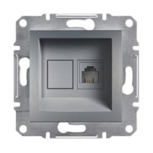 EPH4100162 ASFORA UTIČNICA RJ11 TELEFON BOJA METALA
