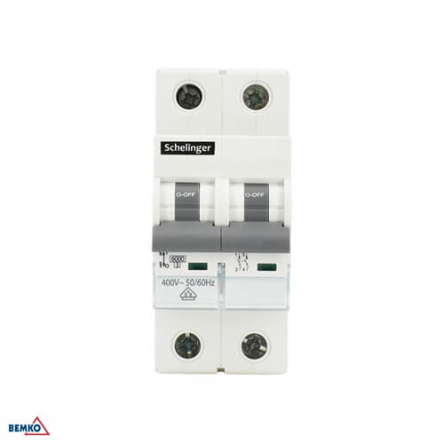 A02-G8-2P-B25 AUTOMATSKI OSIGURAČ 2P B 25A 6kA SCHELINGER