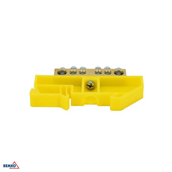 A18-TBI-8X12-06P-ZO SABIRNIČKI BLOK 63A DIN N ŽUTI 6X6.0MM