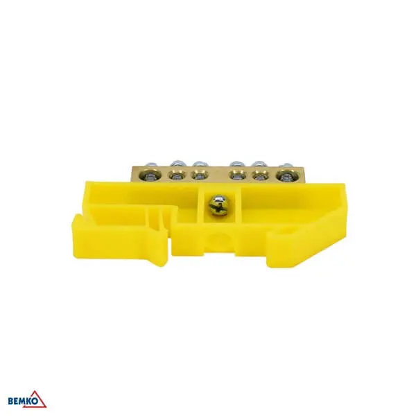 A18-TBI-8X12-06P-ZO SABIRNIČKI BLOK 63A DIN N ŽUTI 6X6.0MM