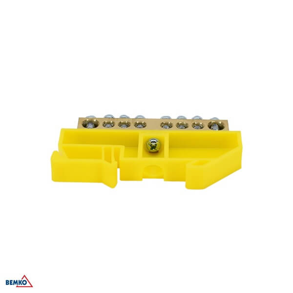 A18-TBI-8X12-08P-ZO SABIRNIČKI BLOK 63A DIN PE ŽUTI 8X6.0MM