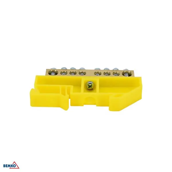 A18-TBI-8X12-08P-ZO SABIRNIČKI BLOK 63A DIN PE ŽUTI 8X6.0MM