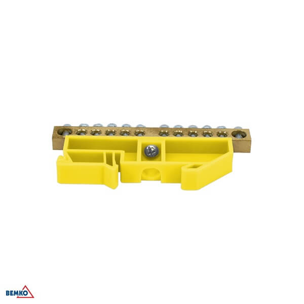 A18-TBI-8X12-12P-ZO SABIRNIČKI BLOK 63A DIN N ŽUTI 8X6.0MM