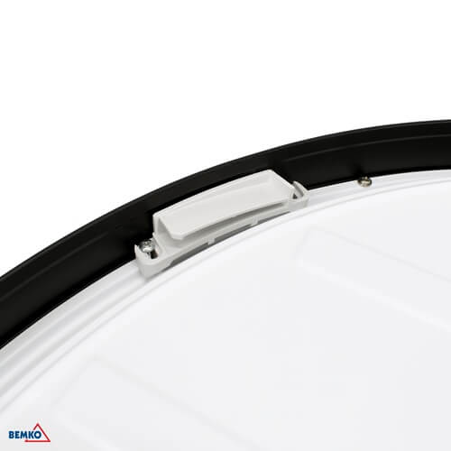C72-BLO-066-340-4K-BL LED PANEL BACKLIGHT 34W OKRUGLI NADGRADNI IP40 4400lm BLO CRNI