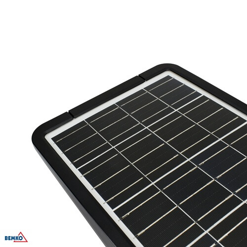 C83-SOG-020BL-CCT-PIR LED SVJETILJKA ULIČNA/ZIDNA SOLARNA 20W IP65 SENZOR CCT 3000lm CRNA SOLGER