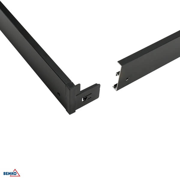 C79-RNT066-BL-ECO OKVIR NADGRADNI ZA LED PANEL 60X60 43mm CRNI